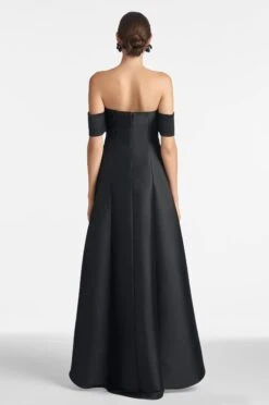 Agyness Gown - Black -SACHIN & BABI Shop AGYNESS GOWN BLACK BACK