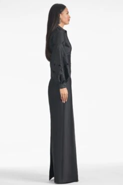Astor Top - Black -SACHIN & BABI Shop ASTORTOP ISOLDESKIRT BLACK SIDE