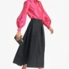 Astor Top - Fuchsia 1 Astor Top - Fuchsia -SACHIN & BABI Shop ASTORTOP LEIGHTONSKIRT FUCHSIA SIDE