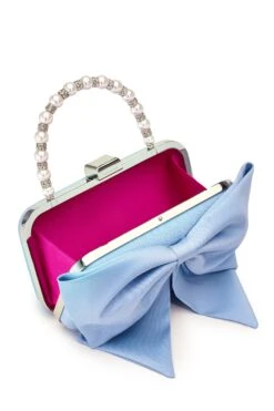 Bubbly Bag - Glacial Blue 7 Bubbly Bag - Glacial Blue -SACHIN & BABI Shop BAG BUBBLY GLACIALBLUE OPEN