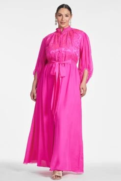 Beatrix Gown - Fuchsia -SACHIN & BABI Shop BEATRIXGOWN FUCHSIA FRONT4