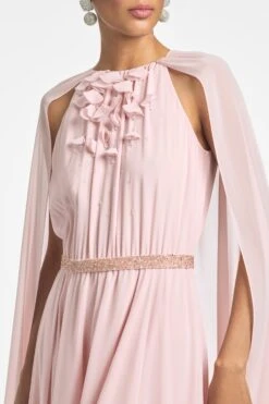 Belladonna Gown - Petal -SACHIN & BABI Shop BELLADONNAGOWN PEACH DETAIL