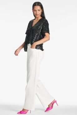 Bette Top - Black -SACHIN & BABI Shop BETTETOP BLACK SIDE