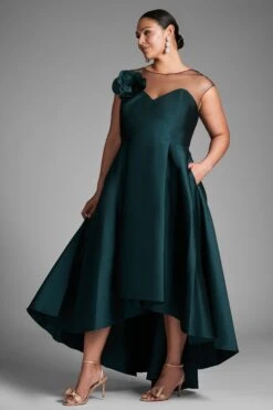 Blakely Gown - Forest Green -SACHIN & BABI Shop BLAKELYGOWN FORESTGREEN FRONT3