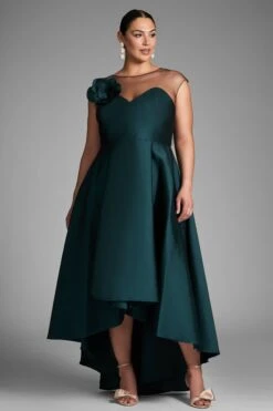 Blakely Gown - Forest Green -SACHIN & BABI Shop BLAKELYGOWN FORESTGREEN FRONT8