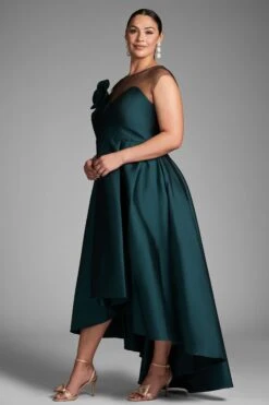Blakely Gown - Forest Green -SACHIN & BABI Shop BLAKELYGOWN FORESTGREEN SIDE2
