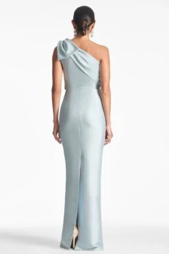 Bonnie Gown - Ash Blue -SACHIN & BABI Shop BONNIEGOWN ASHBLUE BACK aa153eb7 b683 4da3 932f 1617dda8dcea