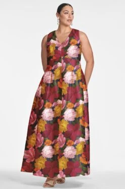 Brooke Gown - Bella Bouquet -SACHIN & BABI Shop BROOKEGOWN BELLABOUQUET FRONT8