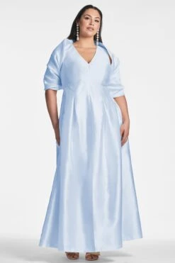 The Hug Shawl - Glacial Blue -SACHIN & BABI Shop BROOKEGOWN HUGSHAWL GLACIALBLUE FRONT6