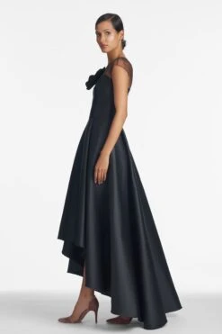 Blakely Gown - Black -SACHIN & BABI Shop BlakelyGown Jet Side