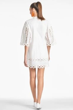 Capri Dress - White -SACHIN & BABI Shop CAPRIDRESS WHITE BACK