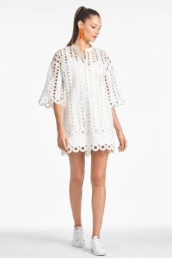 Capri Dress - White -SACHIN & BABI Shop CAPRIDRESS WHITE FRONT3