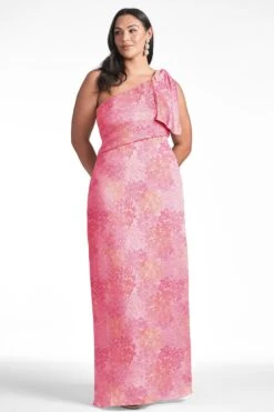 Chelsea Gown - Pastel Sunset Hydrangea -SACHIN & BABI Shop CHELSEAGOWN SUNSETHYDRANGEA FRONT12 f0a2edc2 5b90 4a6c b6bc e1c8553baf16