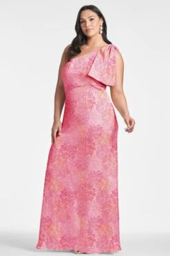 Chelsea Gown - Pastel Sunset Hydrangea -SACHIN & BABI Shop CHELSEAGOWN SUNSETHYDRANGEA SIDE7 8e0ffc37 3efa 4626 b1f3 cc562d11638b