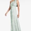 Chelsea Gown - Sage Painted Floral -SACHIN & BABI Shop CHELSEAGOWN SAGEPAINTEDFLORAL SIDE