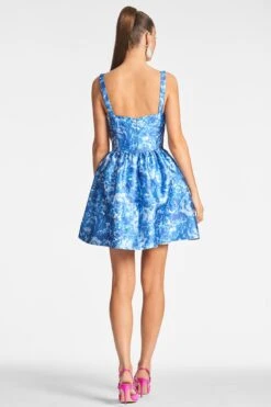 Cora Dress - Mediterranean Blooms -SACHIN & BABI Shop CORADRESS MEDITERRANEANBLOOM BACK2