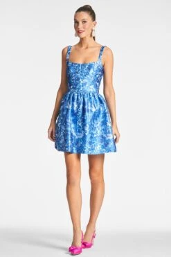 Cora Dress - Mediterranean Blooms -SACHIN & BABI Shop CORADRESS MEDITERRANEANBLOOM FRONT2