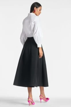 Elizabeth Top - White -SACHIN & BABI Shop ELIZABETHTOP LEIGHTONSKIRT WHITE BACK