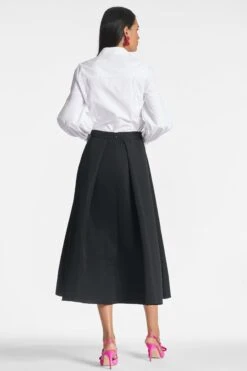 Elizabeth Top - White -SACHIN & BABI Shop ELIZABETHTOP LEIGHTONSKIRT WHITE BACK2