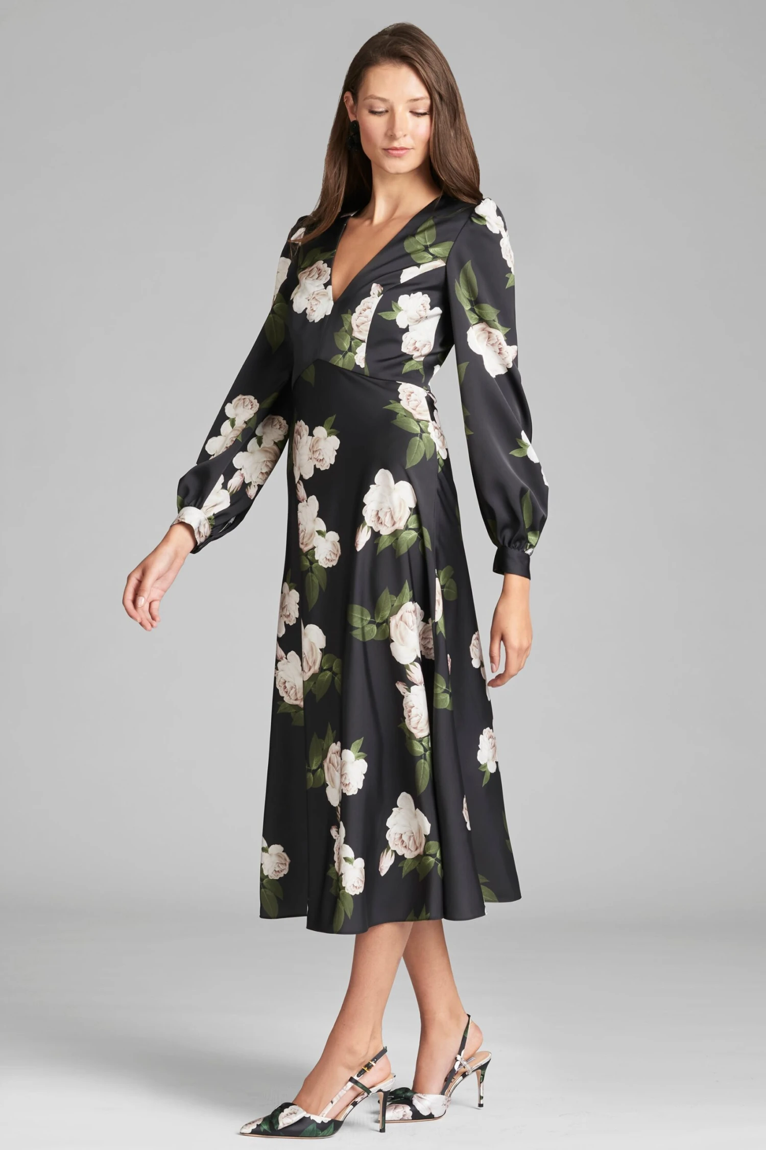 Lola Dress - Obsidian Blooms - Final Sale 4 Lola Dress - Obsidian Blooms - Final Sale - Image 2