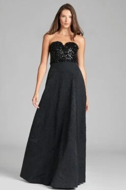 Lillian Gown - Black -SACHIN & BABI Shop E COM 362