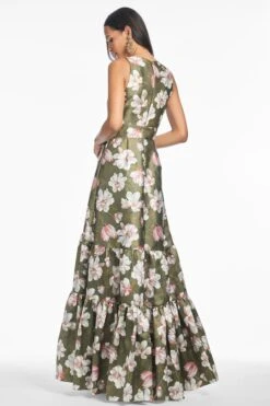 Rori Gown - Moss Magnolia -SACHIN & BABI Shop F231G06 381 4