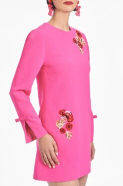 Embroidered Lily Dress - Electric Pink - Final Sale -SACHIN & BABI Shop F241D04 966 6