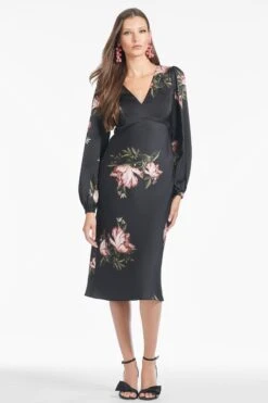 Lola Dress - Noir Blossom -SACHIN & BABI Shop F241D46 004