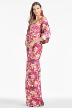 The Hug Shawl - Deep Pink Dahlia -SACHIN & BABI Shop F241J05 695 2