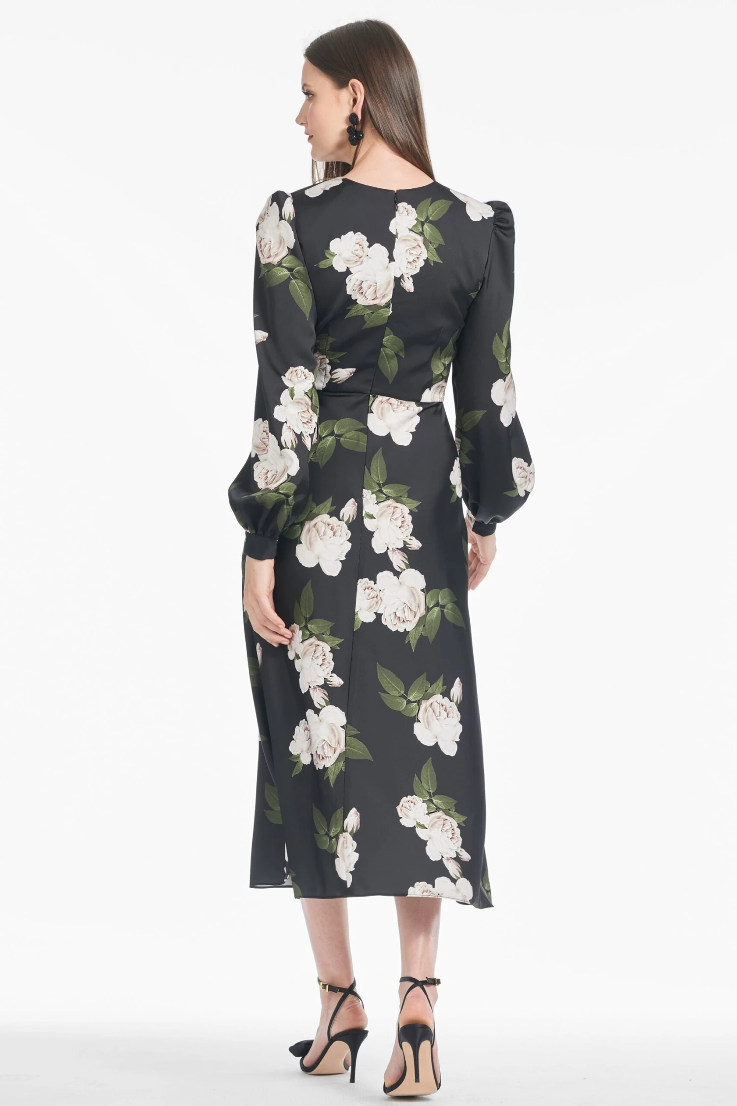 Lola Dress - Obsidian Blooms - Final Sale 8 Lola Dress - Obsidian Blooms - Final Sale - Image 6