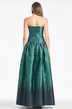 Georgina Gown - Emerald Wisteria 9 Georgina Gown - Emerald Wisteria -SACHIN & BABI Shop F242G12 308 5