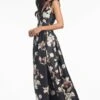 Brooke Gown - Black Venetia Petal -SACHIN & BABI Shop F242G13 001 2