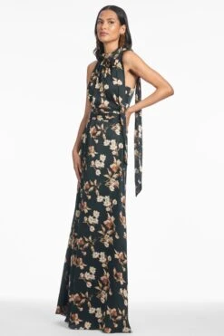 Kayla Gown - Black Venetia Petal -SACHIN & BABI Shop F242G37 001 4 def955fe df56 441b a758 f9c2f91bc9bd