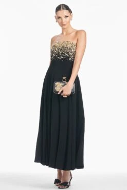 Bettany Gown - Black -SACHIN & BABI Shop F243G26 001 4