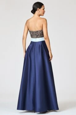 COLETTE GOWN - SILVER/NIGHT SKY -SACHIN & BABI Shop F251G26 415 3
