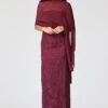 EMBELLISHED EMMY SCARF - BORDEAUX -SACHIN & BABI Shop F252G28 602 6