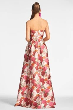 Giovanna Gown - Molti Fiore -SACHIN & BABI Shop GIOVANNAGOWN MOLTIFIORE BACK