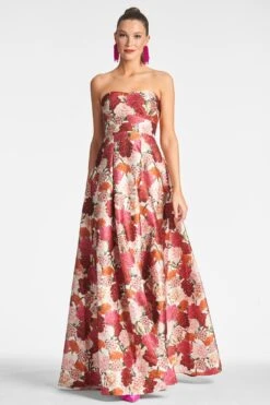 Giovanna Gown - Molti Fiore -SACHIN & BABI Shop GIOVANNAGOWN MOLTIFIORE FRONT2