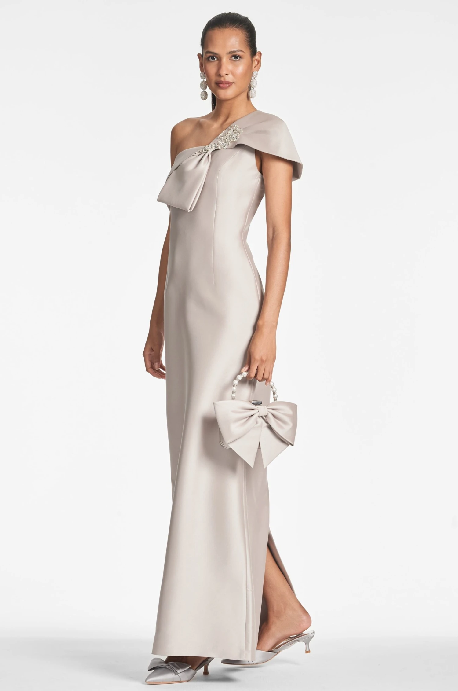 Ines Gown - Frosty Pewter 3 Ines Gown - Frosty Pewter