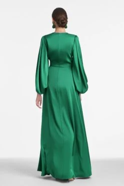 Jenny Gown - Emerald 10 Jenny Gown - Emerald -SACHIN & BABI Shop JennyGown Emerald Back