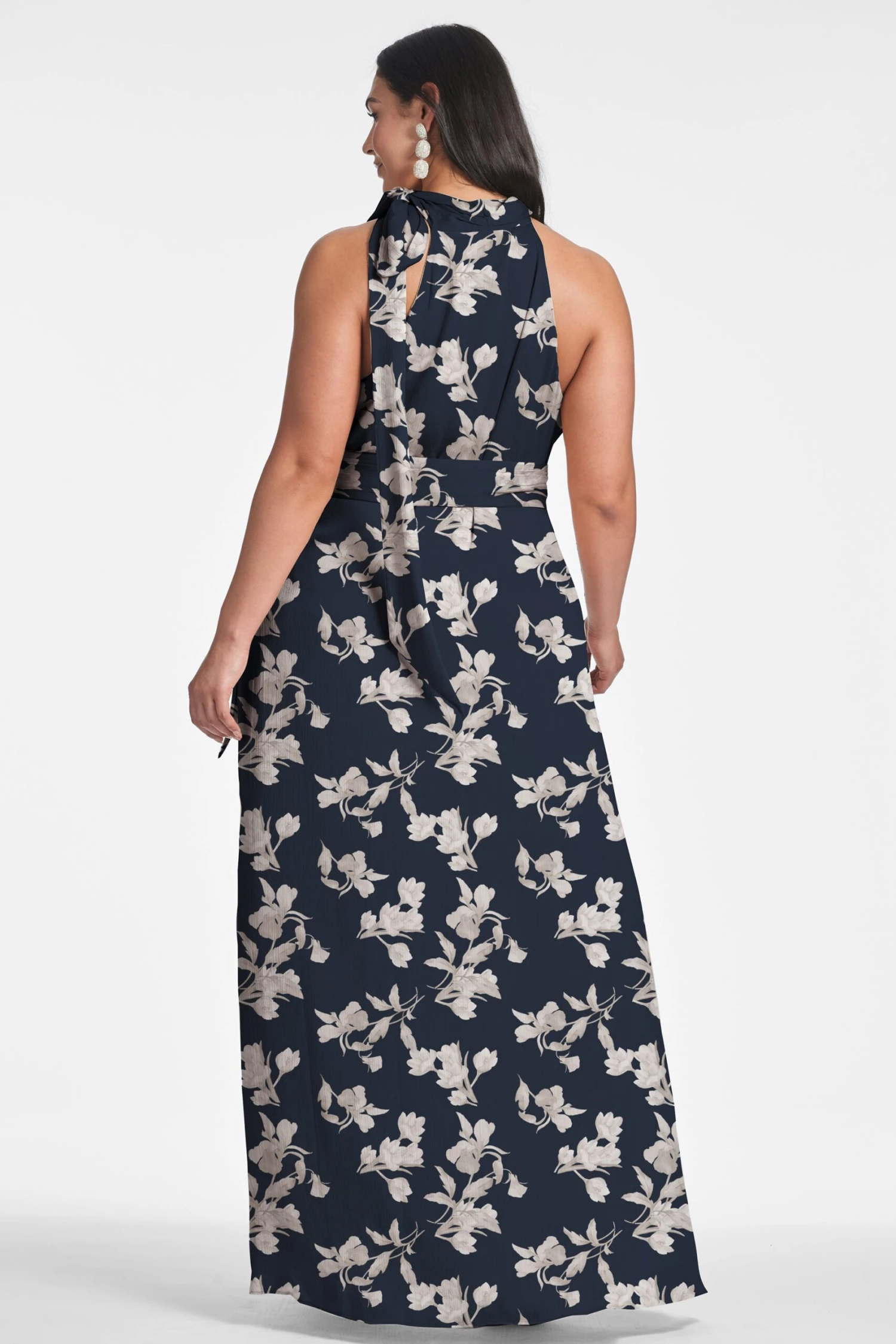Kayla Gown - Navy Venetia Petal 8 Kayla Gown - Navy Venetia Petal - Image 6