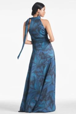 Kayla Gown - Tonal Petal -SACHIN & BABI Shop KAYLAGOWN TONALPETAL BACK