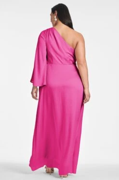 Keely Gown - Dragonfruit -SACHIN & BABI Shop KEELYGOWN DRAGONFRUIT BACK2 b337925c 1e61 40dd 9f95 b5252b510723