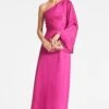 Keely Gown - Dragonfruit -SACHIN & BABI Shop KEELYGOWN DRAGONFRUIT FRONT2