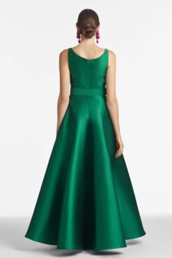 Kruse Gown - Emerald 9 Kruse Gown - Emerald -SACHIN & BABI Shop Kruse Gown Emerald Back