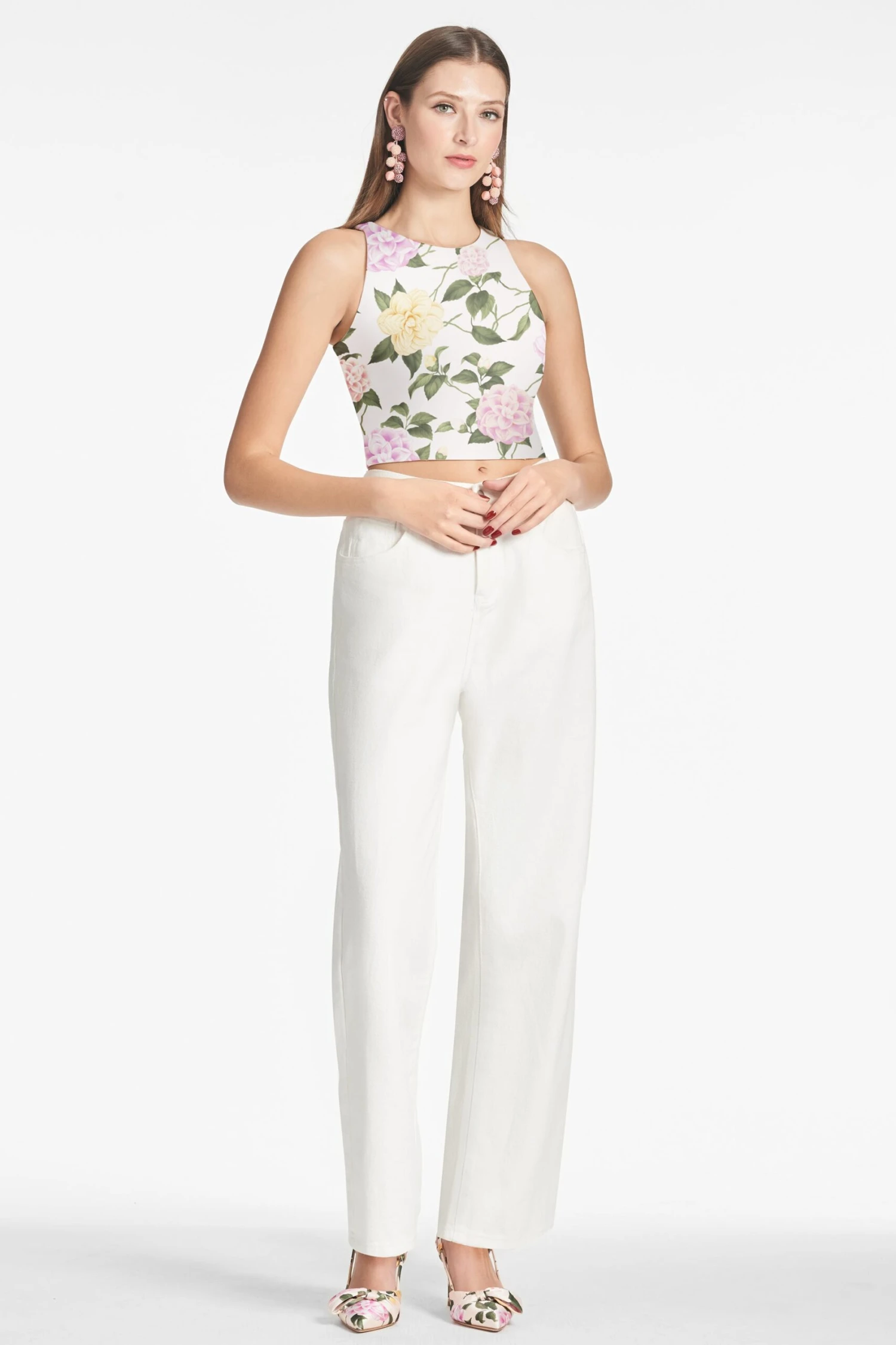 Lexie Top - Pink Lemonade Bouquet 4 Lexie Top - Pink Lemonade Bouquet - Image 2