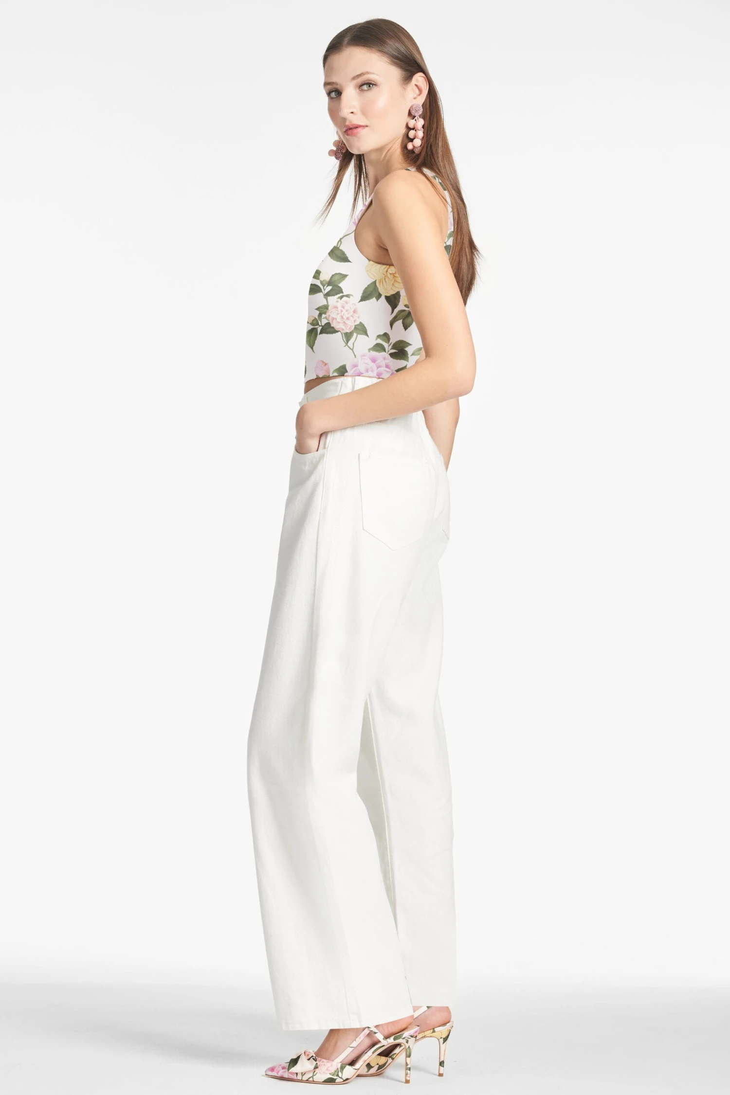 Lexie Top - Pink Lemonade Bouquet 5 Lexie Top - Pink Lemonade Bouquet - Image 3