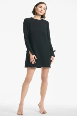 Lily Dress - Black -SACHIN & BABI Shop LILYDRESS BLACK FRONT