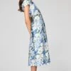 MARTINE DRESS - SKY BLUE STAR LILLIES -SACHIN & BABI Shop LOOK 08 019