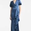 Mila Gown - Indigo -SACHIN & BABI Shop MILAGOWN INDIGO FRONT